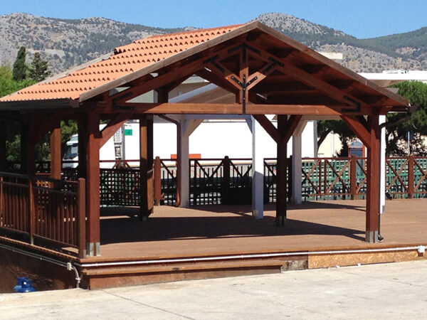 Gazebo con Capriata - immagine 2