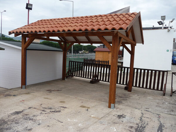 Gazebo con Capriata - immagine 4