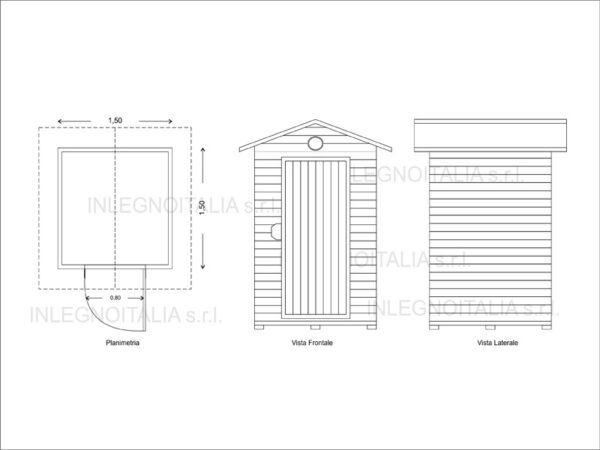Casetta 1,50 x 1,50 - immagine 5