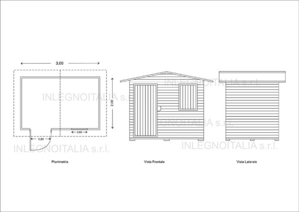 Casetta 3,00 x 2,00 - immagine 7